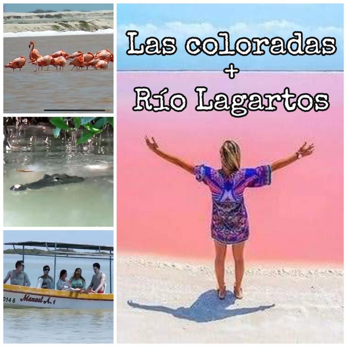 Trip Travel Caribe - Tours - LAS COLORADAS + RIO LAGARTOS, YUCATÁN