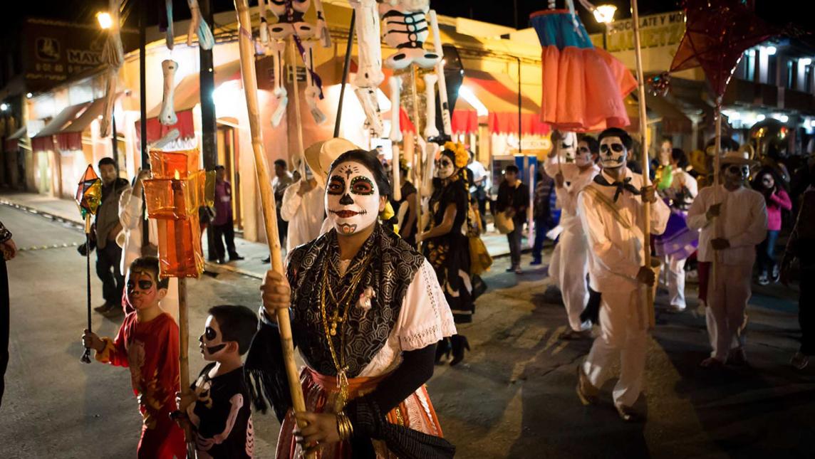 Muerteada de Etla durante el Día de Muertos