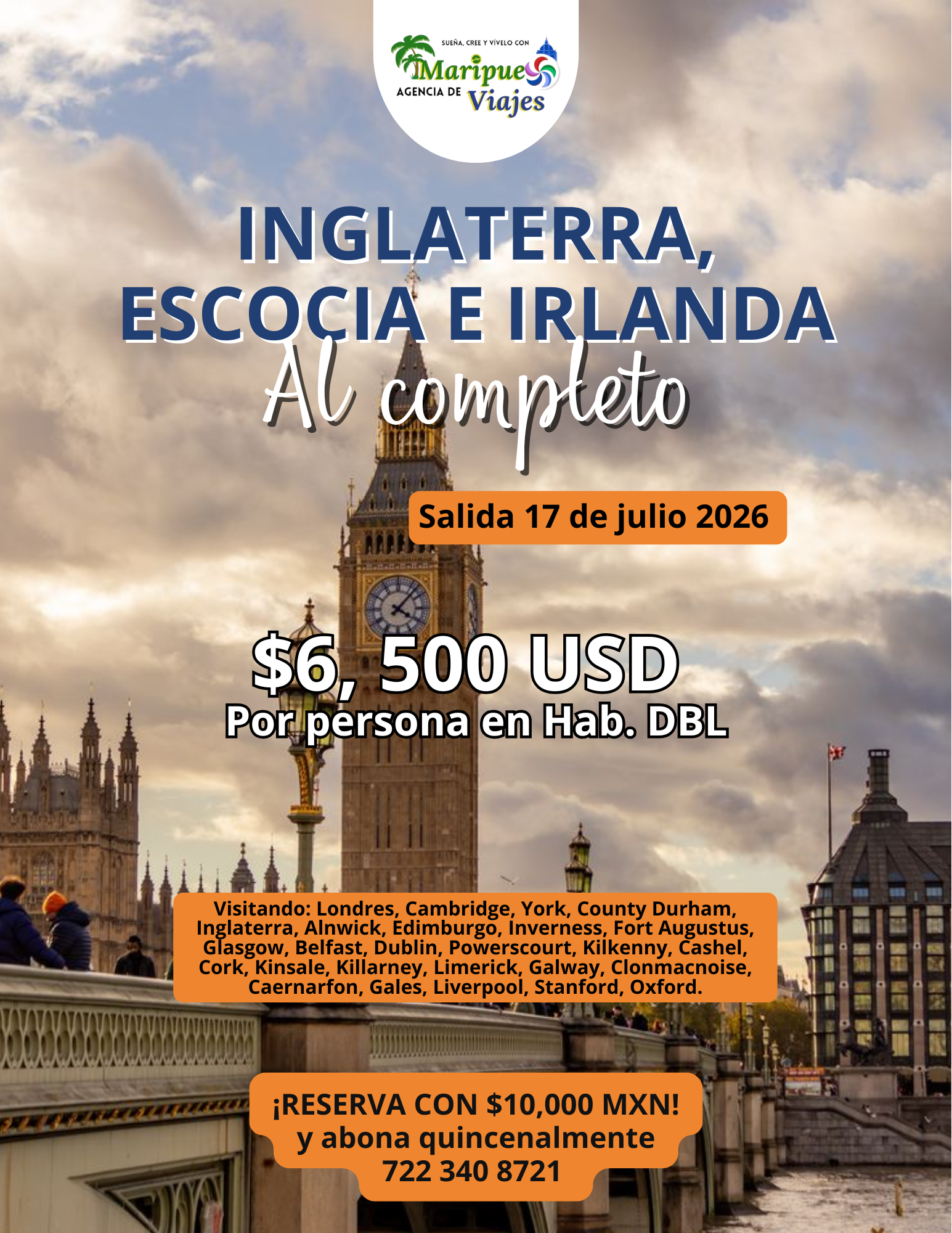 Inglaterra, Escocia e Irlanda