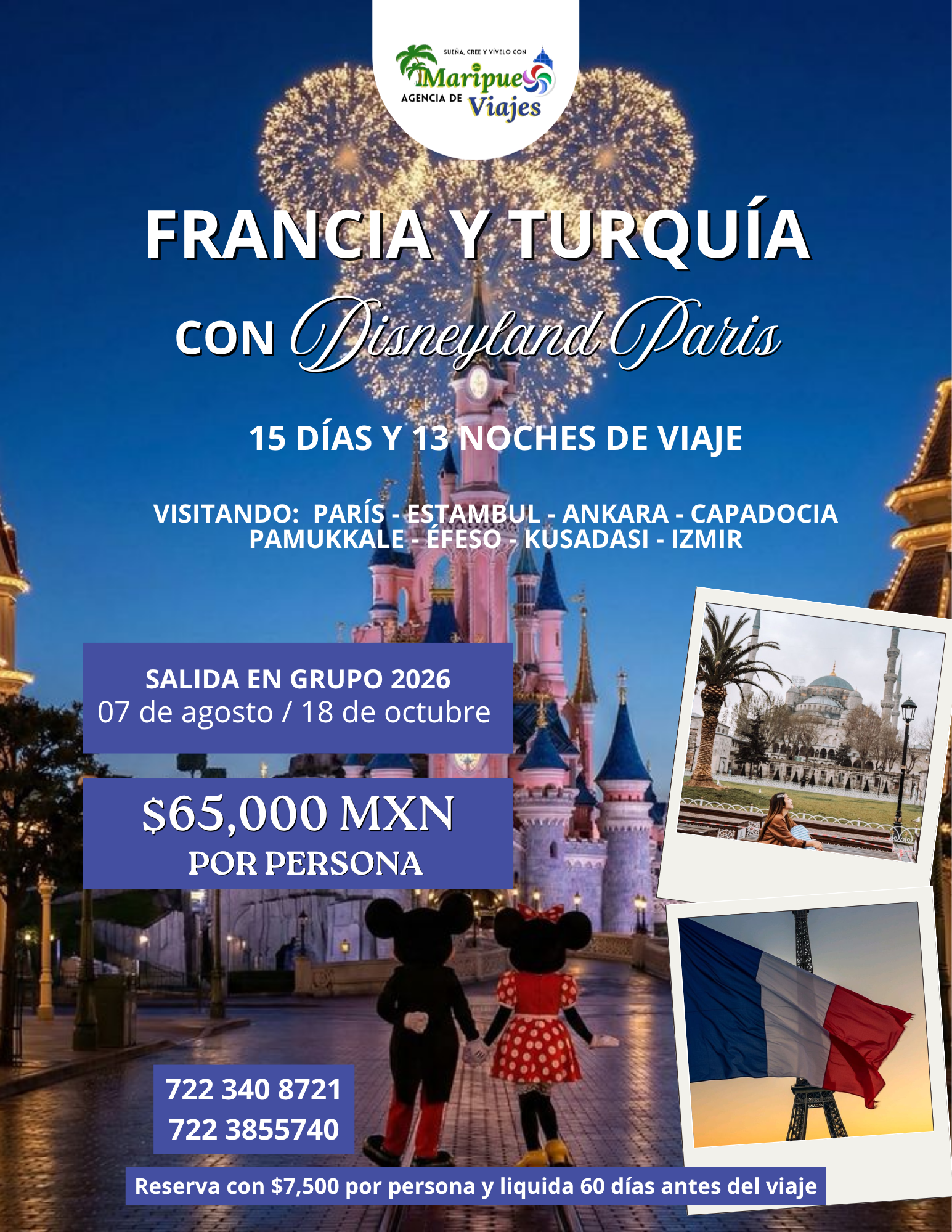 Francia y Turquía con Disney