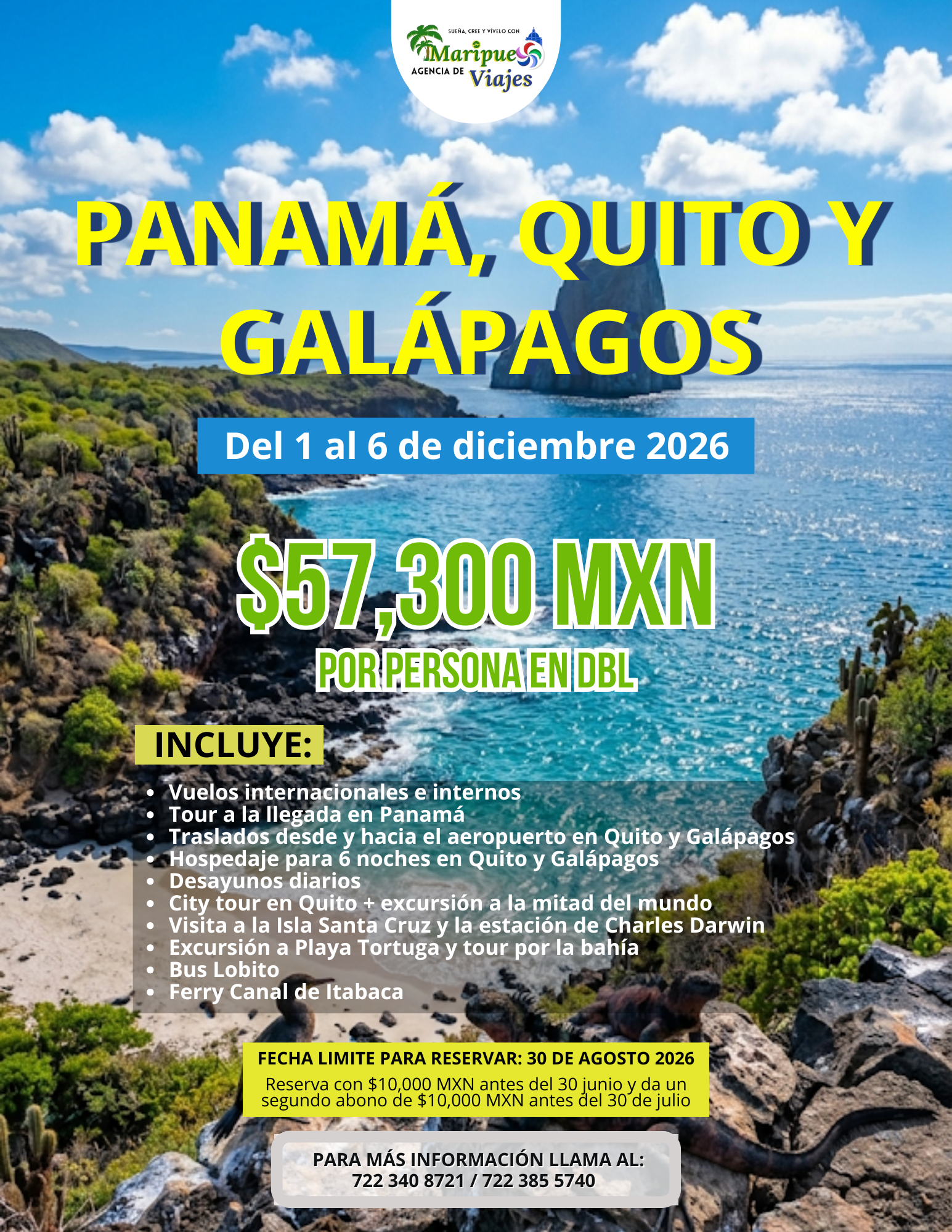 Panamá Quito y Galápagos