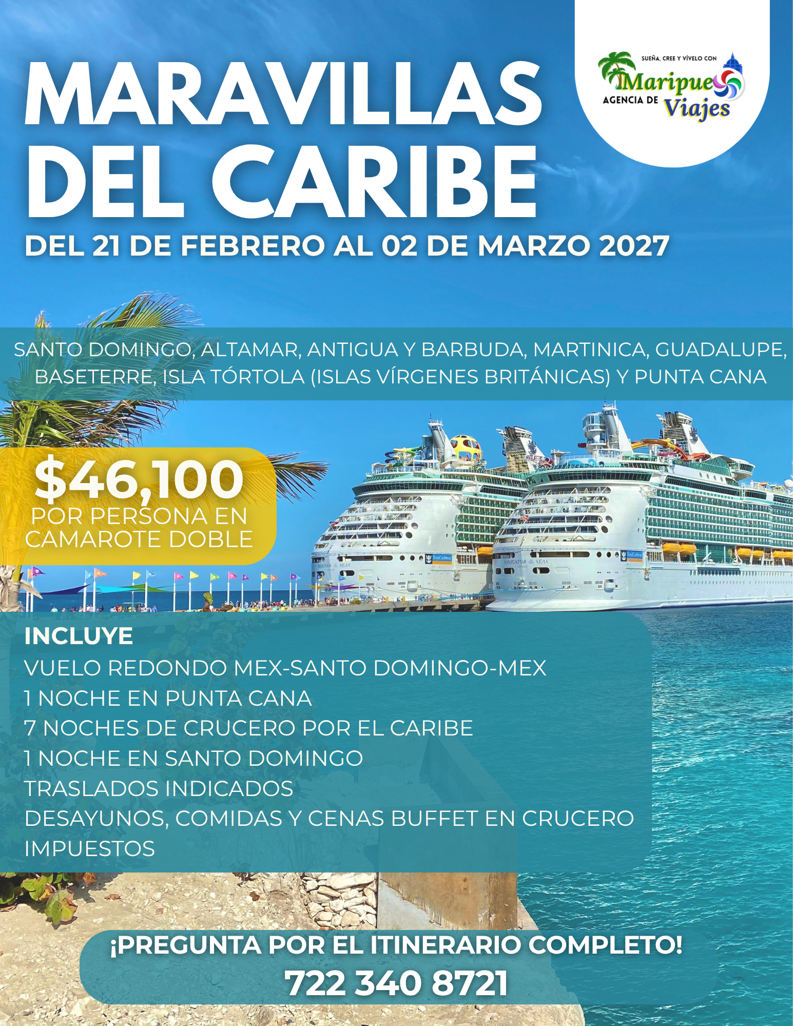 Maravillas del Caribe 2027