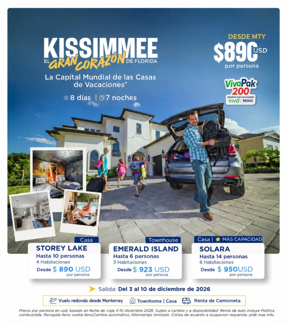 KISSIMMEE: CASAS DE VACACIONES EN FLORIDA