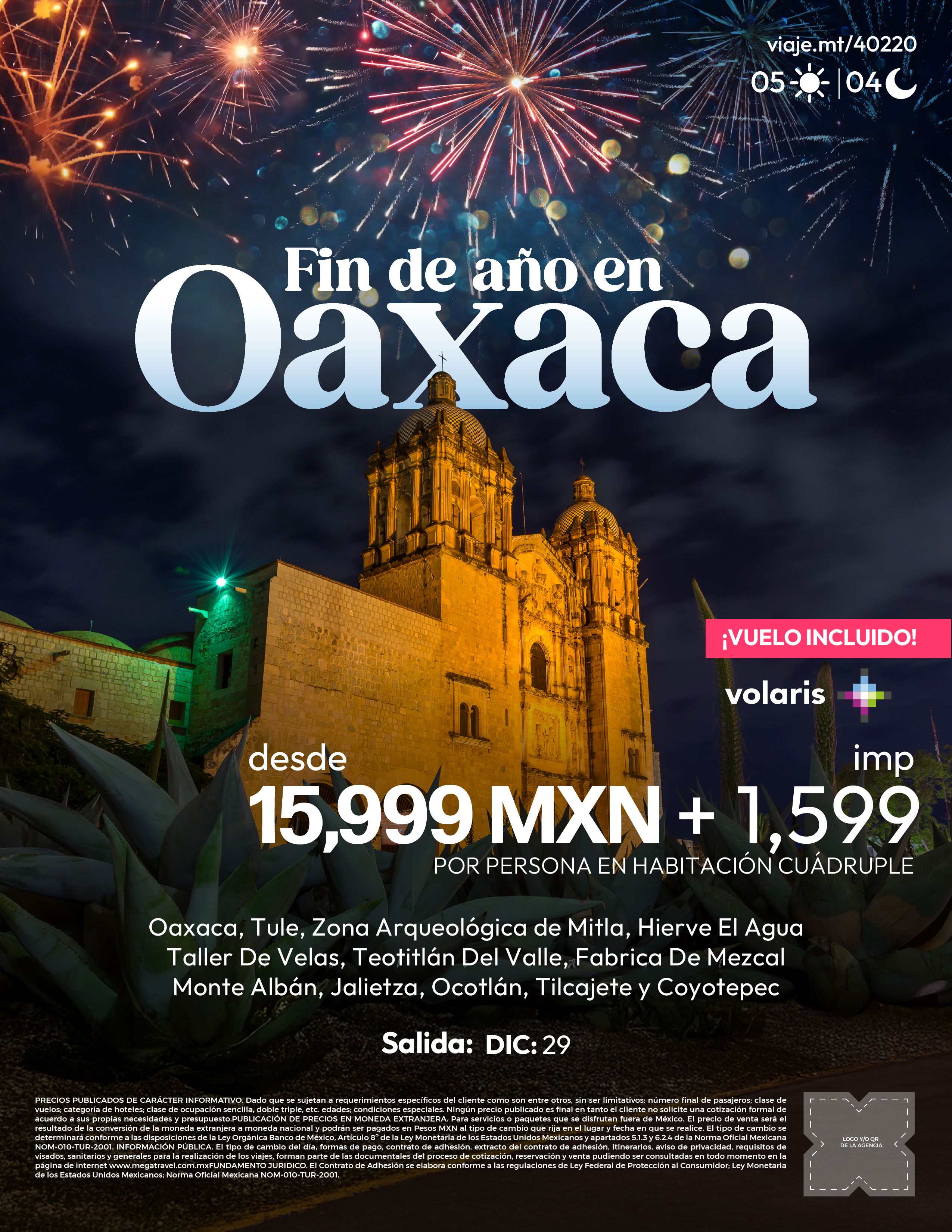 Fin de Año 2025 en Oaxaca