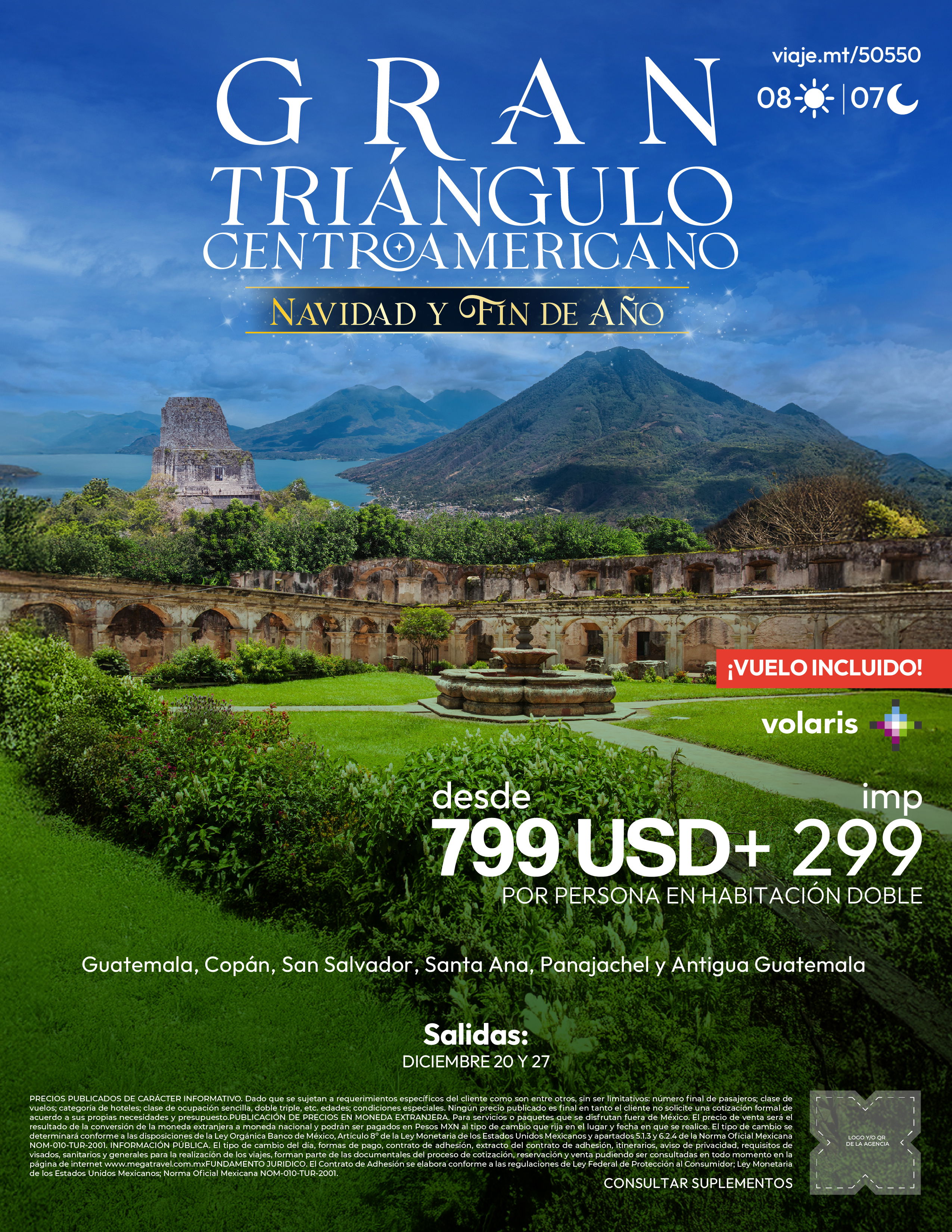 Triángulo Centroamericano Navidad y Fin de Año 2025