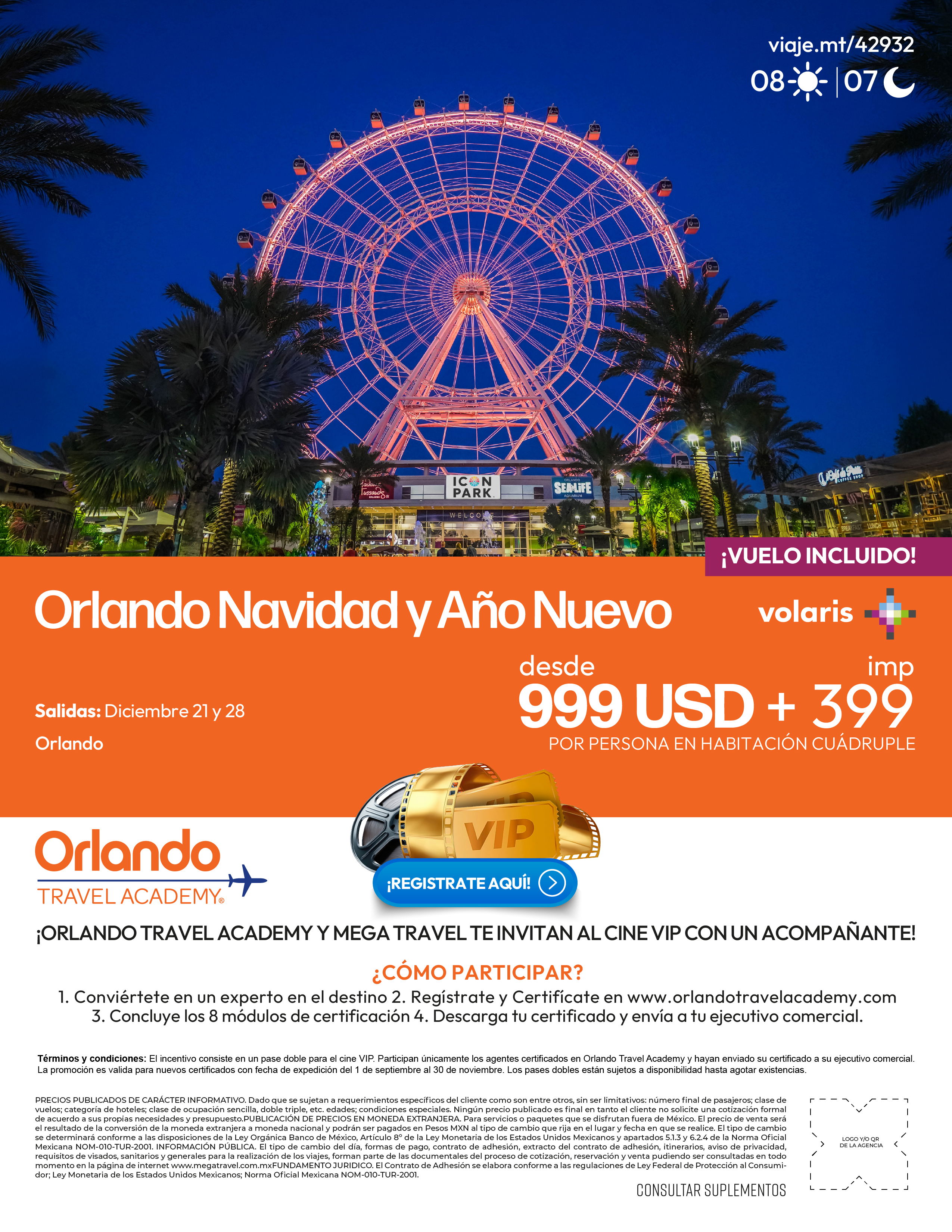 Navidad y Fin de Año en Orlando