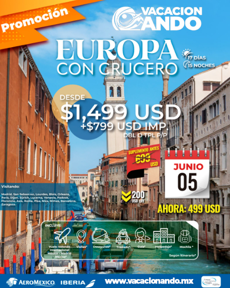 Europa con Crucero