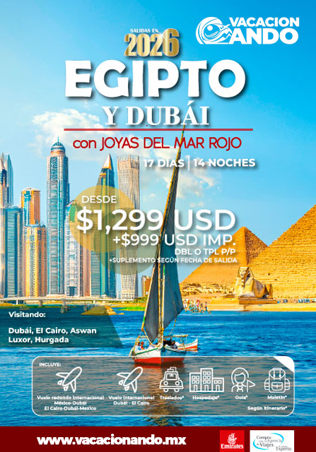 Egipto y Dubai Joyas del Mar Rojo